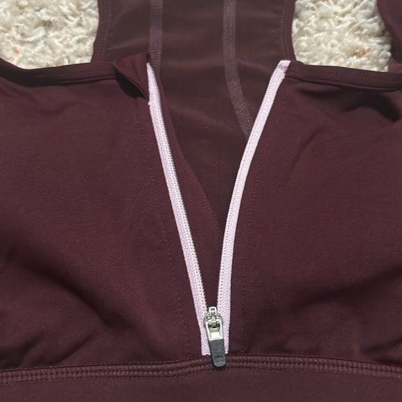 NWT-S-J.Crew SleekStretch zip-front sports bra - Picture 5 of 10